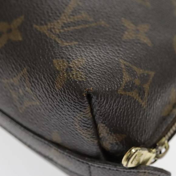 LOUIS VUITTON Monogram Trousse Demi Ronde Cosmetic Pouch M47520 LV Auth 94325 - Picture 16 of 16